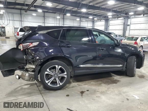✅ 2022 Acura RDX Advance • VIN: 5J8TC2H72NL013924 • Lot: 75959724. Listed on Copart with 25,871 mi. Free auction sales archive from the USA and detailed vehicle history report at DreamBid. Image 3.
