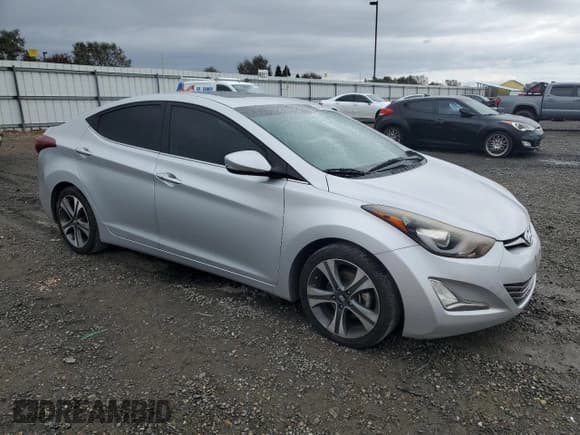 ✅ 2015 Hyundai Elantra Sport • VIN: KMHDH4AH3FU250271 • Lot: 90835235. Listed on Copart with 133,821 mi. Free auction sales archive from the USA and detailed vehicle history report at DreamBid. Image 4.