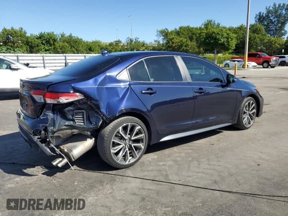 ✅ 2022 Toyota Corolla SE • VIN: 5YFS4MCE4NP117105 • Lot: 90584445. Wystawiony na Copart z przebiegiem 37 763 mil. Bezpłatny archiwum sprzedaży aukcyjnych z USA i szczegółowy raport historii pojazdu na DreamBid. Zdjęcie 3.