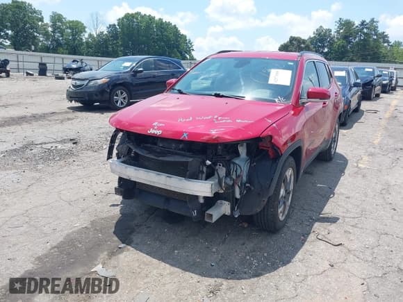 ✅ 2019 Jeep Compass Limited • VIN: 3C4NJCCB7KT802133 • Lot: 42571988. Listed on IAAI with 99,943 mi. Free auction sales archive from the USA and detailed vehicle history report at DreamBid. Image 2.