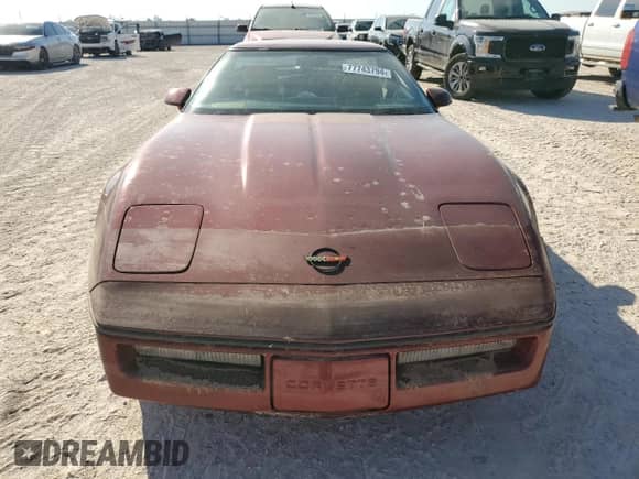 1986 Chevrolet Corvette with VIN 1G1YY0789G5118657, listed as a Copart auction lot 77743794 with 97,673 mi miles and Salvage title. Bid and sale history available at DreamBid. Image 5.