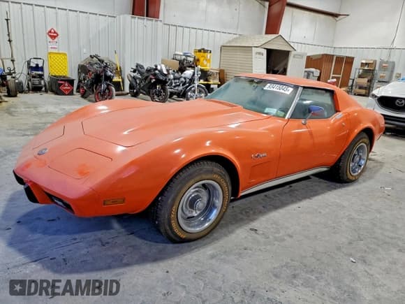 ✅ 1976 Chevrolet Corvette • VIN: 1Z37L6S422308 • Lot: 93415045. Listed on Copart with Not provided. Free auction sales archive from the USA and detailed vehicle history report at DreamBid. Image 1.