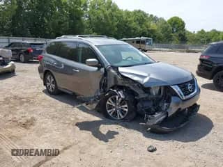 2020 Nissan Pathfinder S with VIN 5N1DR2AN4LC630017, listed as a IAAI auction lot 43069582 with 114,560 mi miles and . Bid and sale history available at DreamBid. Image 1.