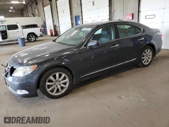 ✅ 2009 Lexus LS 460 • VIN: JTHCL46F795000258 • Lot: 85935555. Listed on Copart with 170,589 mi. Free auction sales archive from the USA and detailed vehicle history report at DreamBid. Image 1.