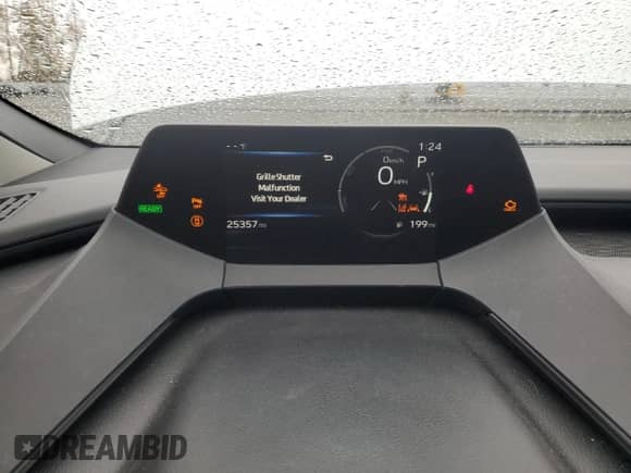 2024 Toyota Prius Limited with VIN JTDADABU7R3014262, listed as a Copart auction lot 90641615 with 25,357 mi miles and Salvage title. Bid and sale history available at DreamBid. Image 9.