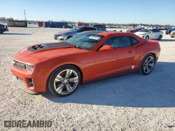 ✅ 2012 Chevrolet Camaro ZL1 • VIN: 2G1FS1EP9C9800427 • Lot: 76579834. Listed on Copart with 3,009 mi. Free auction sales archive from the USA and detailed vehicle history report at DreamBid. Image 1.