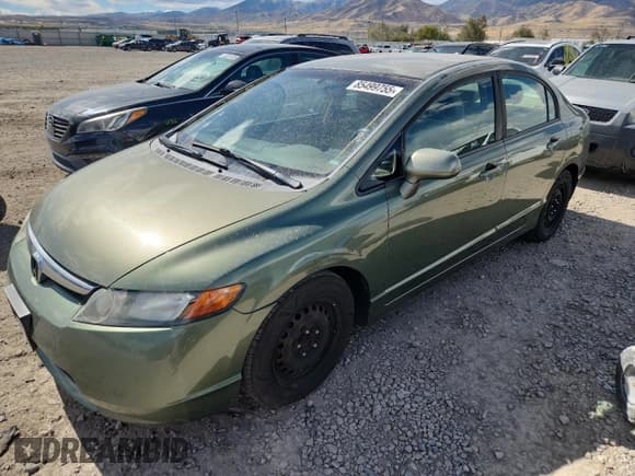✅ 2008 Honda Civic GX • VIN: 1HGFA465X8L000665 • Лот: 85499755. Опубликован ранее на Copart с пробегом 159 980 миль. Бесплатный доступ к архиву аукционных продаж из США и подробный отчёт об истории автомобиля на DreamBid. Изображение 1.
