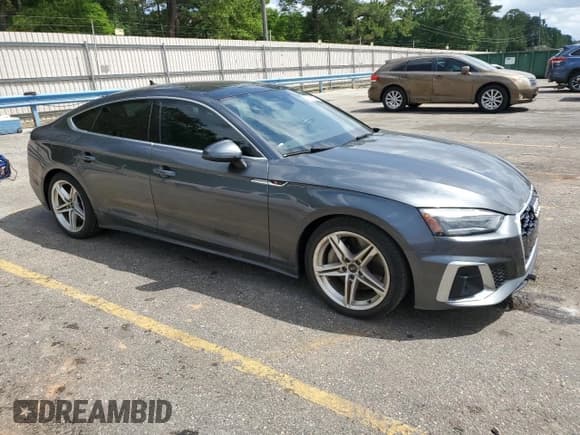 ✅ 2022 Audi A5 Sportback S line Premium • VIN: WAUDACF57NA029920 • Lot: 50598924. Listed on Copart with 30,345 mi. Free auction sales archive from the USA and detailed vehicle history report at DreamBid. Image 4.