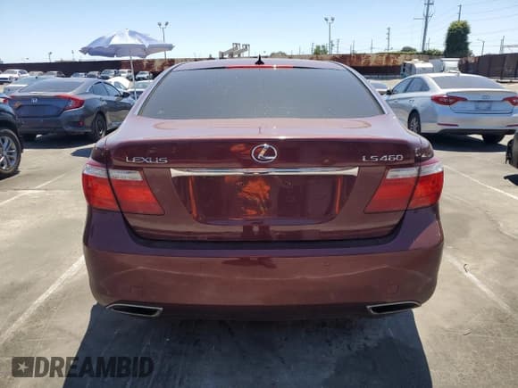 ✅ 2007 Lexus LS 460 • VIN: JTHBL46F175049285 • Lot: 55591535. Listed on Copart with 133,338 mi. Free auction sales archive from the USA and detailed vehicle history report at DreamBid. Image 6.