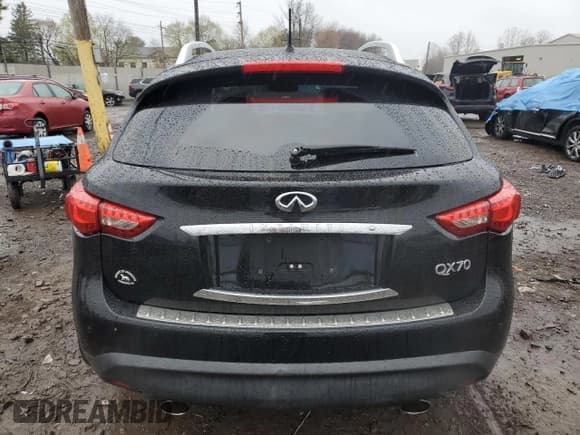 ✅ 2014 Infiniti QX70 • VIN: JN8CS1MWXEM412233 • Lot: 52859325. Listed on Copart with 109,121 mi. Free auction sales archive from the USA and detailed vehicle history report at DreamBid. Image 6.