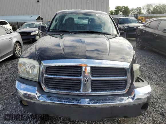 2005 Dodge Dakota SLT with VIN 1D7HE48NX5S109529, listed as a Copart auction lot 56298035 with 110,696 mi miles and Salvage title. Bid and sale history available at DreamBid. Image 5.
