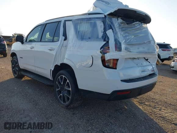 2023 Chevrolet Tahoe RST with VIN 1GNSKRKD4PR427153, listed as a IAAI auction lot 41906796 with 23,113 mi miles and . Bid and sale history available at DreamBid. Image 3.