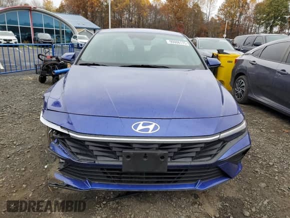 2024 Hyundai Elantra SEL with VIN KMHLM4DG3RU654928, listed as a Copart auction lot 90008175 with 23,550 mi miles and Salvage title. Bid and sale history available at DreamBid. Image 5.