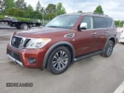 ✅ 2018 Nissan Armada SL • VIN: JN8AY2ND0J9052718 • Lot: 42088571. Listed on IAAI with 61,671 mi. Free auction sales archive from the USA and detailed vehicle history report at DreamBid. Image 2.