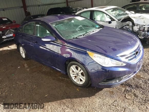 ✅ 2014 Hyundai Sonata GLS • VIN: 5NPEB4AC3EH914642 • Lot: 43434139. Listed on IAAI with 108,700 mi. Free auction sales archive from the USA and detailed vehicle history report at DreamBid. Image 1.