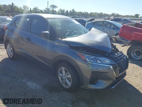 ✅ 2023 Nissan Kicks S • VIN: 3N1CP5BV3PL543583 • Lot: 43463044. Listed on IAAI with 32,160 mi. Free auction sales archive from the USA and detailed vehicle history report at DreamBid. Image 1.