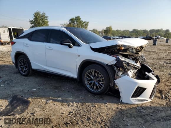 ✅ 2020 Lexus RX 350 F Sport Performance • VIN: 2T2YZMDA2LC215629 • Lot: 80586985. Listed on Copart with 59,464 mi. Free auction sales archive from the USA and detailed vehicle history report at DreamBid. Image 4.
