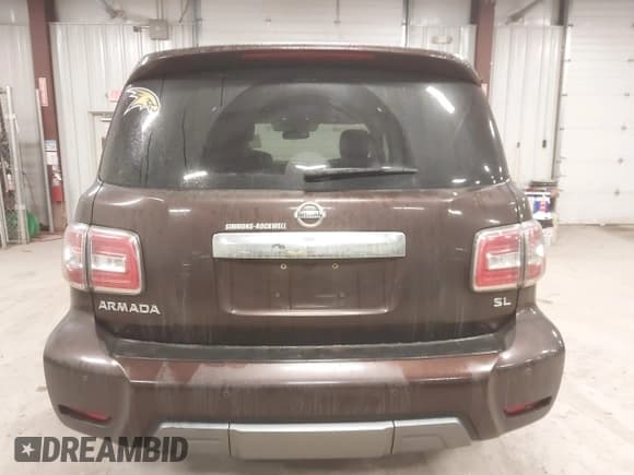✅ 2019 Nissan Armada SL • VIN: JN8AY2NC5KX509656 • Lot: 43757068. Listed on IAAI with 117,720 mi. Free auction sales archive from the USA and detailed vehicle history report at DreamBid. Image 16.
