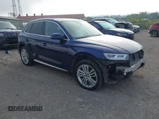 ✅ 2018 Audi Q5 Prestige • VIN: WA1CNAFY8J2005206 • Lot: 43115429. Listed on IAAI with 102,067 mi. Free auction sales archive from the USA and detailed vehicle history report at DreamBid. Image 1.