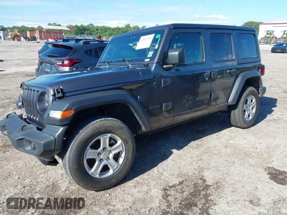 ✅ 2022 Jeep Wrangler Unlimited Sport S • VIN: 1C4HJXDGXNW240189 • Lot: 42826790. Listed on IAAI with 42,121 mi. Free auction sales archive from the USA and detailed vehicle history report at DreamBid. Image 17.