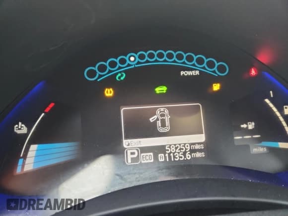 ✅ 2015 Nissan LEAF S • VIN: 1N4AZ0CP2FC319965 • Лот: 89722965. Опубликован ранее на Copart с пробегом 58 259 миль. Бесплатный доступ к архиву аукционных продаж из США и подробный отчёт об истории автомобиля на DreamBid. Изображение 9.