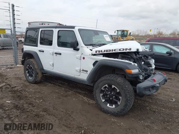 ✅ 2025 Jeep Wrangler Rubicon • VIN: 1C4PJXFN3SW526436 • Lot: 43869066. Listed on IAAI with 29,517 mi. Free auction sales archive from the USA and detailed vehicle history report at DreamBid. Image 1.