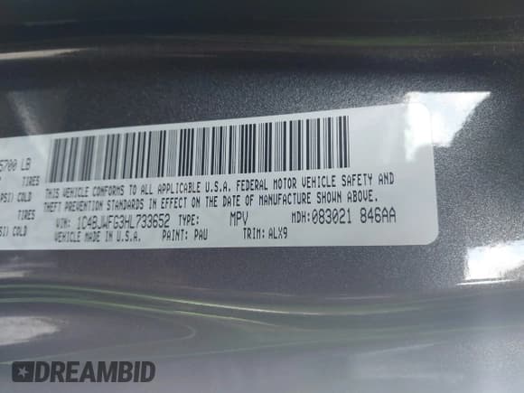 ✅ 2017 Jeep Wrangler Unlimited Rubicon Recon • VIN: 1C4BJWFG3HL733652 • Lot: 42767905. Listed on IAAI with 46,025 mi. Free auction sales archive from the USA and detailed vehicle history report at DreamBid. Image 9.