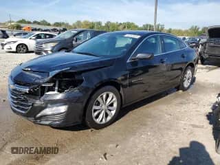 2019 Chevrolet Malibu LT with VIN 1G1ZD5ST6KF164491, listed as a Copart auction lot 84253035 with 113,063 mi miles and Salvage title. Bid and sale history available at DreamBid. Image 1.