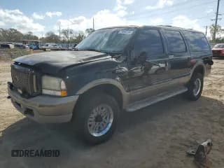 ✅ 2004 Ford Excursion Eddie Bauer • VIN: 1FMSU45P74ED08104 • Лот: 79050194. Опубликован ранее на Copart с пробегом Не указан. Бесплатный доступ к архиву аукционных продаж из США и подробный отчёт об истории автомобиля на DreamBid. Изображение 1.