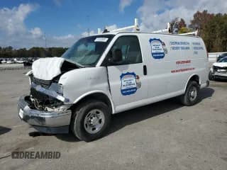 ✅ 2020 Chevrolet Express Cargo • VIN: 1GCWGAFG5L1147980 • Лот: 91240585. Опубликован ранее на Copart с пробегом 80 254 миль. Бесплатный доступ к архиву аукционных продаж из США и подробный отчёт об истории автомобиля на DreamBid. Изображение 1.