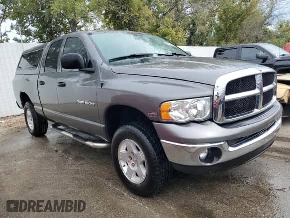 2005 Dodge 1500 SLT z VIN 1D7HU18D35S351961, wystawiony jako Copart lot #70874224 z przebiegiem 268 286 mil mil oraz Szkoda całkowita • Salvage title. Historia ofert i sprzedaży dostępna na DreamBid. Obrazek 4.