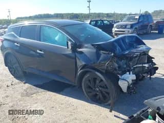 2018 Nissan Murano SV with VIN 5N1AZ2MH3JN203440, listed as a IAAI auction lot 43354013 with 119,000 mi miles and . Bid and sale history available at DreamBid. Image 1.