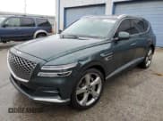 ✅ 2021 Genesis GV80 Advanced Plus • VIN: KMUHCESCXMU071555 • Лот: 62451522. Опубликован ранее на Copart с пробегом 24 167 миль. Бесплатный доступ к архиву аукционных продаж из США и подробный отчёт об истории автомобиля на DreamBid. Изображение 2.