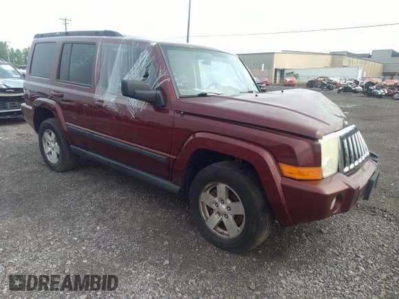 ✅ 2007 Jeep Commander Sport • VIN: 1J8HG48N17C550251 • Lot: 42506732. Listed on IAAI with 143,329 mi. Free auction sales archive from the USA and detailed vehicle history report at DreamBid. Image 1.