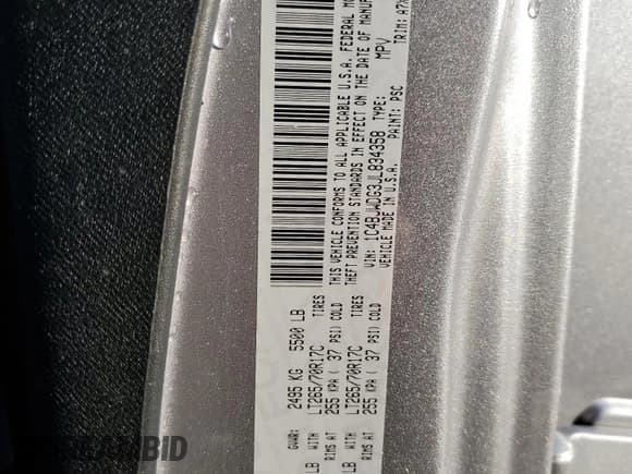 ✅ 2018 Jeep Wrangler Unlimited Sport S • VIN: 1C4BJWDG3JL834358 • Lot: 56673965. Listed on Copart with 85,977 mi. Free auction sales archive from the USA and detailed vehicle history report at DreamBid. Image 12.