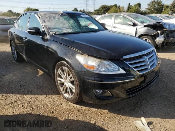 2009 Hyundai Genesis z VIN KMHGC46F59U032419, wystawiony jako Copart lot #73657974 z przebiegiem 157 132 mil mil oraz Szkoda całkowita • Salvage title. Historia ofert i sprzedaży dostępna na DreamBid. Obrazek 4.