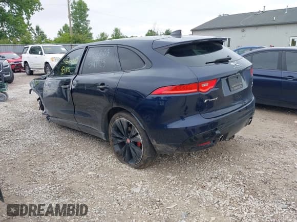 ✅ 2020 Jaguar F-Pace S • VIN: SADCM2FV1LA635148 • Lot: 42367382. Listed on IAAI with 51,514 mi. Free auction sales archive from the USA and detailed vehicle history report at DreamBid. Image 3.