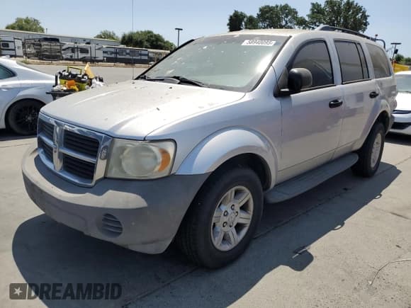 ✅ 2007 Dodge Durango SXT • VIN: 1D8HD38P07F556960 • Lot: 58940095. Listed on Copart with 163,180 mi. Free auction sales archive from the USA and detailed vehicle history report at DreamBid. Image 1.