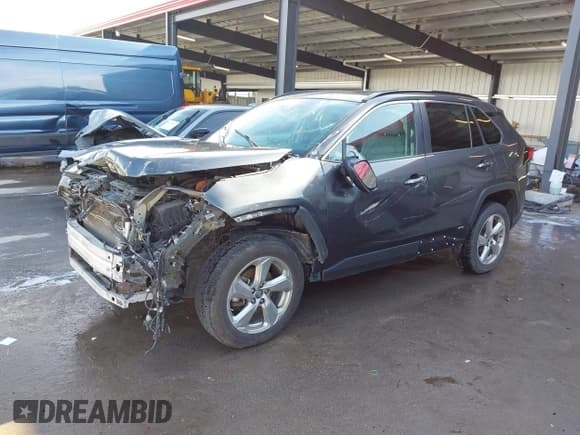 ✅ 2019 Toyota RAV4 Hybrid Limited • VIN: 2T3DWRFV3KW024511 • Lot: 43544255. Listed on IAAI with 192,304 mi. Free auction sales archive from the USA and detailed vehicle history report at DreamBid. Image 2.