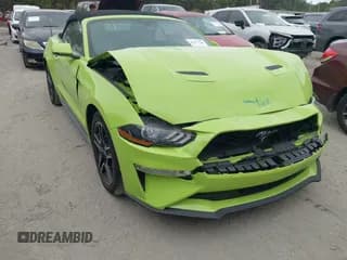 ✅ 2020 Ford Mustang EcoBoost Premium • VIN: 1FATP8UH9L5101347 • Lot: 43377781. Listed on IAAI with 99,545 mi. Free auction sales archive from the USA and detailed vehicle history report at DreamBid. Image 1.