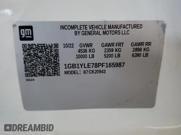✅ 2023 Chevrolet Silverado 2500HD Work Truck • VIN: 1GB1YLE78PF165987 • Лот: 47233975. Опубликован ранее на Copart с пробегом 41 717 миль. Бесплатный доступ к архиву аукционных продаж из США и подробный отчёт об истории автомобиля на DreamBid. Изображение 12.