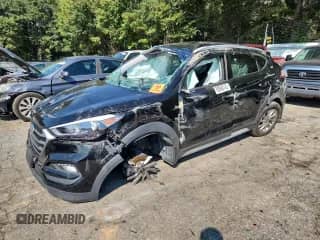 2018 Hyundai Tucson SEL z VIN KM8J3CA41JU820446, wystawiony jako Copart lot #80998745 z przebiegiem Nie podano mil oraz Szkoda całkowita • Salvage title. Historia ofert i sprzedaży dostępna na DreamBid. Obrazek 1.