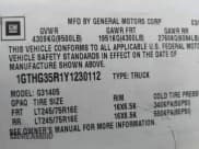 ✅ 2000 GMC Savana • VIN: 1GTHG35R1Y1230112 • Лот: 41884197. Опубликован ранее на IAAI с пробегом 147 975 миль. Бесплатный доступ к архиву аукционных продаж из США и подробный отчёт об истории автомобиля на DreamBid. Изображение 9.