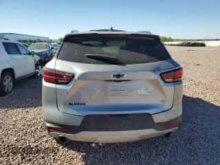 2023 Chevrolet Blazer LT with VIN 3GNKBDR41PS187081, listed as a Copart auction lot 71483244 with 9,814 mi miles and Salvage title. Bid and sale history available at DreamBid. Image 6.