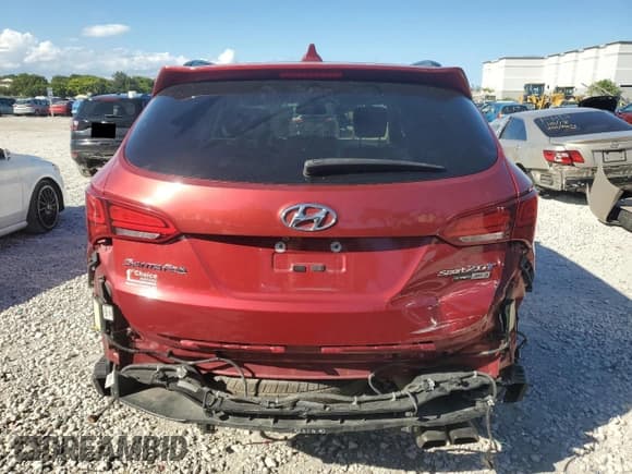 ✅ 2017 Hyundai Santa Fe Ultimate • VIN: 5XYZWDLA4HG422859 • Lot: 87081425. Listed on Copart with 120,877 mi. Free auction sales archive from the USA and detailed vehicle history report at DreamBid. Image 6.