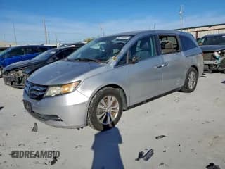 ✅ 2014 Honda Odyssey EX-L • VIN: 5FNRL5H67EB080121 • Lot: 92759345. Listed on Copart with 87,686 mi. Free auction sales archive from the USA and detailed vehicle history report at DreamBid. Image 1.
