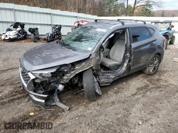 ✅ 2020 Hyundai Tucson Ultimate • VIN: KM8J3CAL0LU201430 • Lot: 82115215. Listed on Copart with 47,602 mi. Free auction sales archive from the USA and detailed vehicle history report at DreamBid. Image 1.