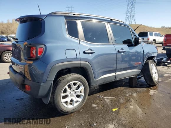 ✅ 2021 Jeep Renegade Trailhawk • VIN: ZACNJDC12MPM31659 • Lot: 53104325. Listed on Copart with Not provided. Free auction sales archive from the USA and detailed vehicle history report at DreamBid. Image 3.