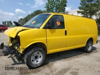 ✅ 2019 Chevrolet Express Cargo • VIN: 1GCWGAFP5K1158251 • Lot: 67329485. Listed on Copart with Not provided. Free auction sales archive from the USA and detailed vehicle history report at DreamBid. Image 1.