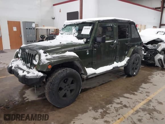 ✅ 2008 Jeep Wrangler Unlimited Sahara • VIN: 1J4GA59168L636589 • Lot: 43858096. Listed on IAAI with 167,313 mi. Free auction sales archive from the USA and detailed vehicle history report at DreamBid. Image 17.